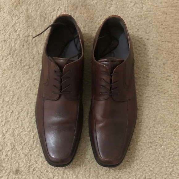 Aldo Men's Rich Brown Oxfords - Picture 1 of 4